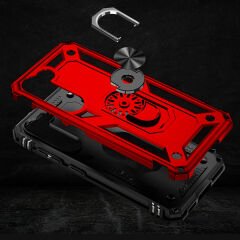 Samsung Galaxy S23 Ultra Kılıf Vega Tank Sert Yüzüklü Standlı Zırh Koruma Kapak