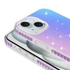 iPhone 15 Kılıf Parlak Renk Geçişli Velle Kapak