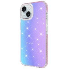 iPhone 15 Kılıf Parlak Renk Geçişli Velle Kapak