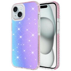 iPhone 15 Kılıf Parlak Renk Geçişli Velle Kapak