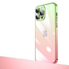 iPhone 14 Pro Max Kılıf Parlak Renk Geçişli Kamera Korumalı  Senkron Kapak