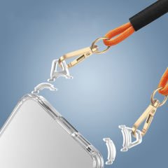 Samsung Galaxy A35 Kılıf Airbagli Takılabilir Askı Aparatlı Snap Silikon Kapak Kılıf