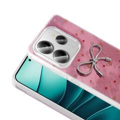 Xiaomi Redmi Note 14 5G Kılıf Kamera Korumalı Figürlü Ponti Silikon Kapak