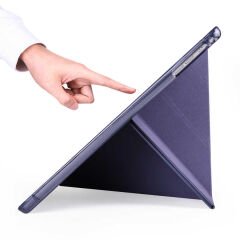 iPad 9.7 2018 (6.Nesil) Kılıf Tri Folding Kalem Bölmeli Standlı Kılıf