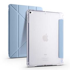 iPad 9.7 2018 (6.Nesil) Kılıf Tri Folding Kalem Bölmeli Standlı Kılıf