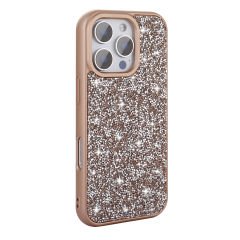iPhone 16 Pro Max Kılıf Parlak Taşlı Tasarım Pırlanta Kapak