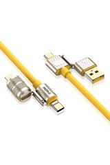 240W Ultra Süper Hızlı 4 In 1 Çoklu Şarj Kablosu & Data Kablo USB To Type-C / Type-C / To Lightning