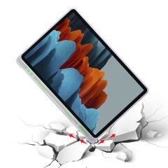 Samsung Galaxy Tab S7 T870 Kılıf Tri Folding Kalem Bölmeli Standlı Kılıf