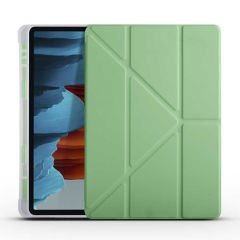 Samsung Galaxy Tab S7 T870 Kılıf Tri Folding Kalem Bölmeli Standlı Kılıf