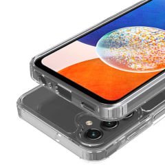 Samsung Galaxy S25 Kılıf Magsafe Şarj Özellikli Şeffaf Sert PC Embos Kapak