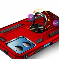 Xiaomi Redmi Note 12 5g Kılıf Vega Tank Sert Yüzüklü Standlı Zırh Koruma Kapak