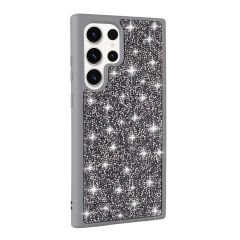 Samsung Galaxy S23 Ultra Kılıf Parlak Taşlı Tasarım Pırlanta Kapak