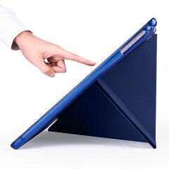 iPad 9.7 2017 (5.Nesil) Kılıf Tri Folding Kalem Bölmeli Standlı Kılıf