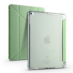 iPad 9.7 2017 (5.Nesil) Kılıf Tri Folding Kalem Bölmeli Standlı Kılıf