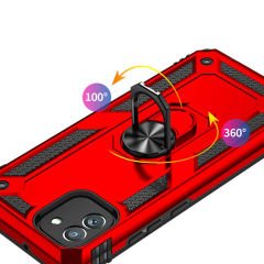 Samsung Galaxy A03 Kılıf Vega Tank Sert Yüzüklü Standlı Zırh Koruma Kapak