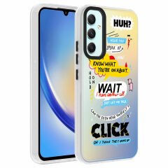 Samsung Galaxy A24 Kılıf Desenli Dragon Sert Kapak Kılıf