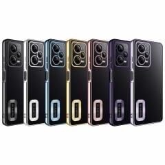 Xiaomi Redmi Note 12 Pro 5G Kamera Korumalı Logo Gösteren Omega Kapak kılıf