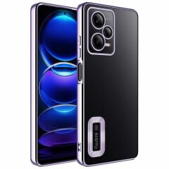 Xiaomi Redmi Note 12 Pro 5G Kamera Korumalı Logo Gösteren Omega Kapak kılıf