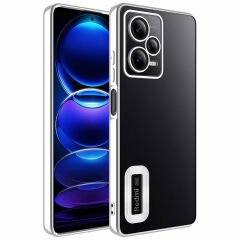 Xiaomi Redmi Note 12 Pro 5G Kamera Korumalı Logo Gösteren Omega Kapak kılıf