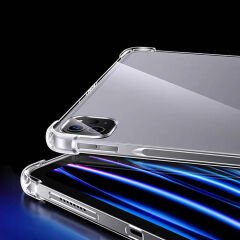 Apple iPad Pro 13 2024 Kılıf Tablet Nitro Anti Shock Darbe Emici Köşe Korumalı Şeffaf Silikon Kapak