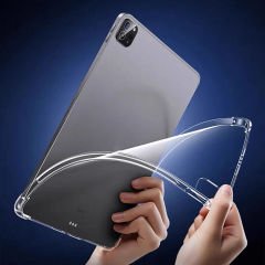 Apple iPad Pro 11 2024 Kılıf Tablet Nitro Darbe Emici Köşe Korumalı Şeffaf Silikon Kapak