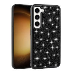Samsung Galaxy S23 Kılıf Parlak Taşlı Tasarım Pırlanta Kapak