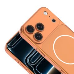 iPhone 17 Pro Max Kılıf Kablosuz Şarj Özellikli Kamera Korumalı Spark Kapak