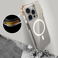 iPhone 15 Pro Max Kapak Magsafe Şarj Özellikli Airbagli Şeffaf İncek Kapak