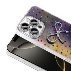 iPhone 16 Pro Kılıf Kamera Korumalı Figürlü Ponti Silikon Kapak