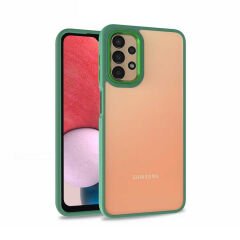 Samsung Galaxy A53 5G Kılıf Kamera Çıkıntılı Arkası Şeffaf Köşeleri Parlak Renkli Işlemeli Flora Kapak
