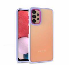 Samsung Galaxy A53 5G Kılıf Kamera Çıkıntılı Arkası Şeffaf Köşeleri Parlak Renkli Işlemeli Flora Kapak