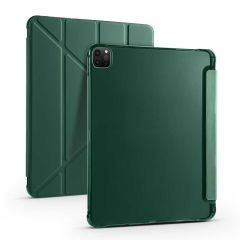 iPad Pro 12.9 2021 (5.Nesil) Kılıf Tri Folding Kalem Bölmeli Standlı Kılıf