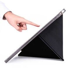 iPad Pro 12.9 2021 (5.Nesil) Kılıf Tri Folding Kalem Bölmeli Standlı Kılıf