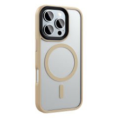 iPhone 16 Pro Max Kılıf Mat Arka Yüzey Wireless Şarj Özellikli Flet Magsafe Kapak