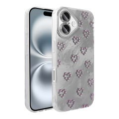 iPhone 16 Plus Kılıf Kamera Korumalı Figürlü Ponti Silikon Kapak