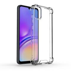 Samsung Galaxy A05 Kılıf Nitro Anti Shock Darbe Emici Köşe Korumalı Şeffaf Silikon Kapak