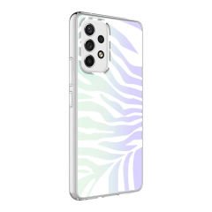 Samsung Galaxy A13 4G Kılıf M-Blue Desenli Kapak