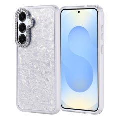 Samsung Galaxy S25 Plus Kılıf Taşlı Tasarımlı Kapi Kapak