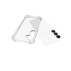 Samsung Galaxy A55 Kılıf Nitro Anti Shock Darbe Emici Köşe Korumalı Şeffaf Silikon Kapak