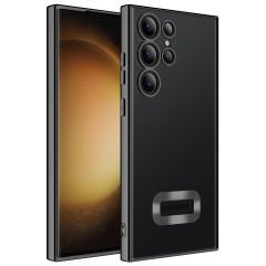 Samsung Galaxy S23 Ultra Kılıf Kamera Korumalı Logo Gösteren Omega Kapak