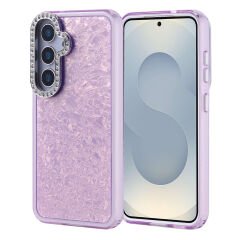 Samsung Galaxy S25 Kılıf Taşlı Tasarımlı Kapi Kapak