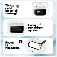 AirPods Pro 2 Uyumlu Dokunmatik Ekranli ANC Bluetooth Kulaklık