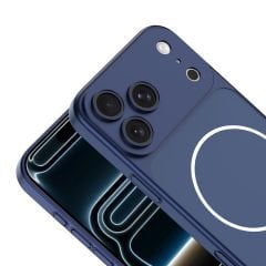 iPhone 16 Pro İphone 17 Pro Max Görünümlü Kılıf Kablosuz Şarj Özellikli Kamera Korumalı Spark Kapak