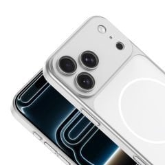 iPhone 16 Pro İphone 17 Pro Max Görünümlü Kılıf Kablosuz Şarj Özellikli Kamera Korumalı Spark Kapak