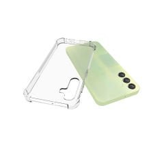 Samsung Galaxy A15 Kılıf Nitro Anti Shock Darbe Emici Köşe Korumalı Şeffaf Silikon Kapak