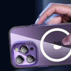 iPhone 14 Pro Max Kılıf Magsafe Şarj Özellikli Sert PC Fuya Kapak