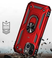 iPhone 13 Kılıf Vega Tank Sert Yüzüklü Standlı Zırh Koruma Kapak