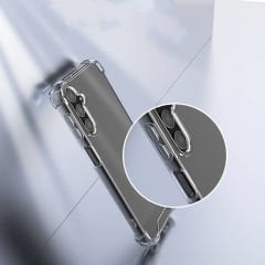 Samsung Galaxy S24 Plus Kılıf Nitro Anti Shock Darbe Emici Köşe Korumalı Şeffaf Silikon Kapak