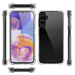 Samsung Galaxy S24 Kılıf Nitro Anti Shock Darbe Emici Köşe Korumalı Şeffaf Silikon Kapak