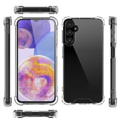 Samsung Galaxy S24 Kılıf Nitro Anti Shock Darbe Emici Köşe Korumalı Şeffaf Silikon Kapak